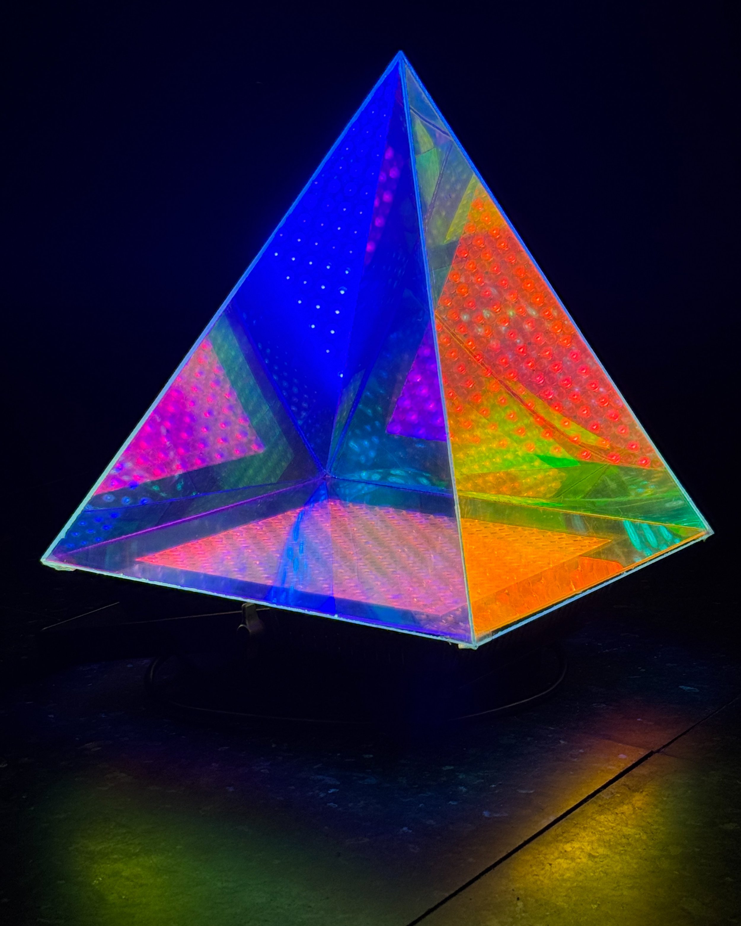 Towards the Light:Light installation at Emanuel Vigelands museum